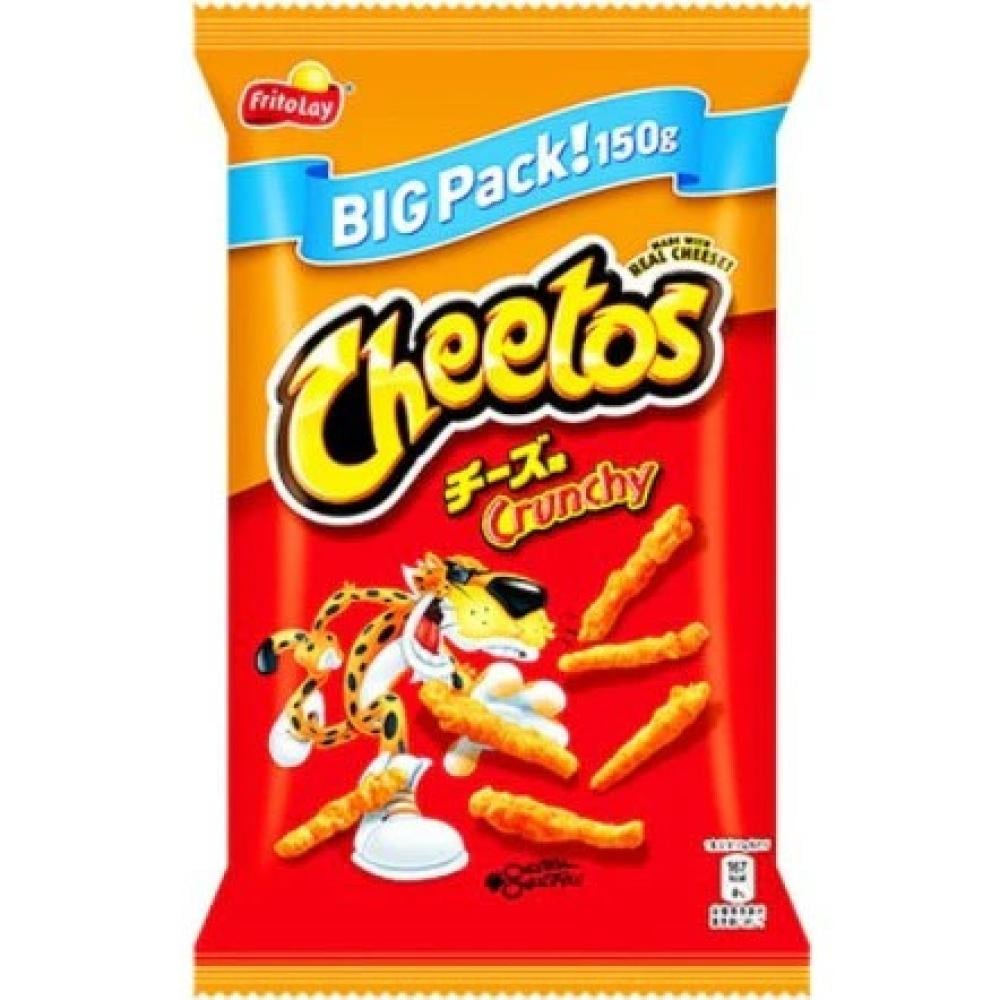 شيتوس (Cheetos)  كرانشي تشيز بنكهة الجبنة ( 150 جم)  مستورد الياباني
