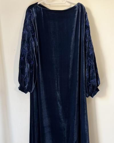 Velvet Blue Dress