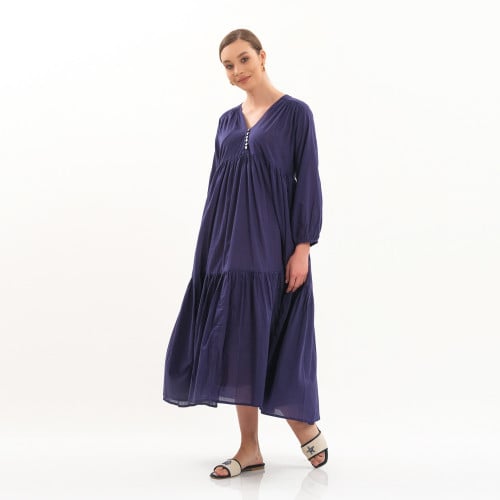 NAVY BLUE COTTON DRESS