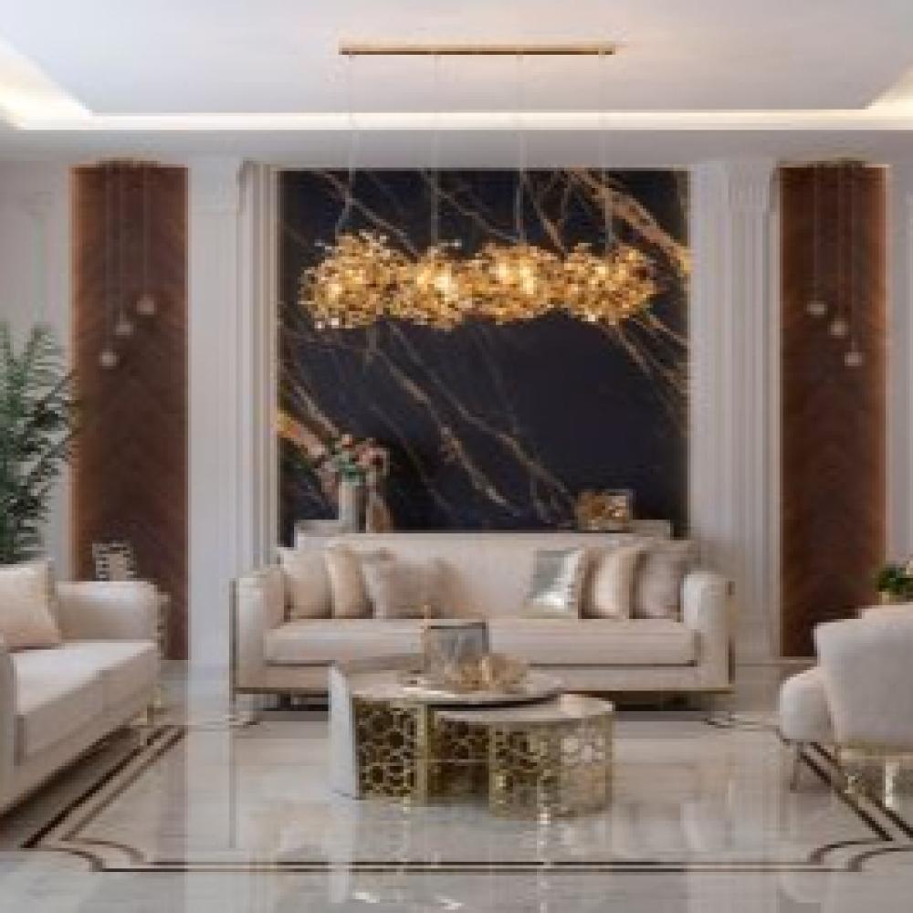 كنب ثلاث مقاعد من فيندي - غرف معيشة
