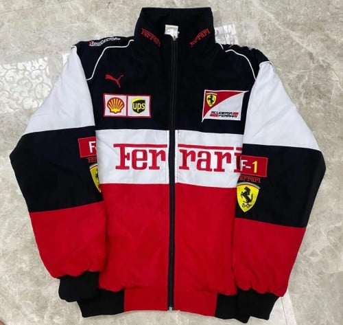 Ferrari Racing Jacket الابيض