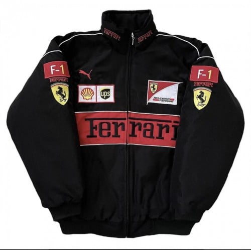 Ferrari Racing Jacket الاسود