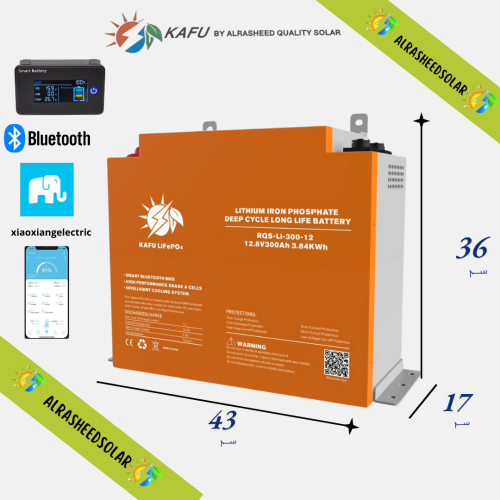 بطارية ليثيوم 300 امبير RQS-Li-300-12 12.8V300Ah L...