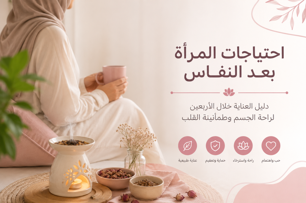 احتياجات المرأة بعد النفاس: دليل العناية خلال الأربعين