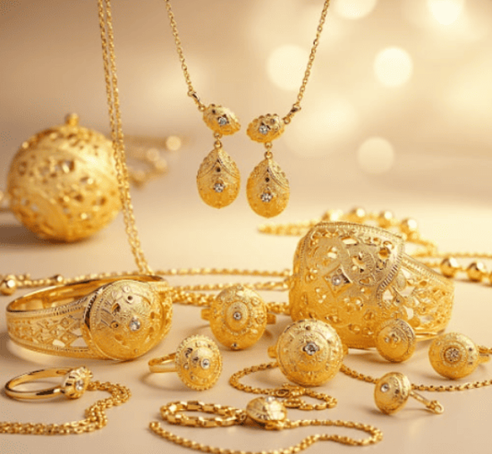 أطقم الذهب النسائية في السعودية
