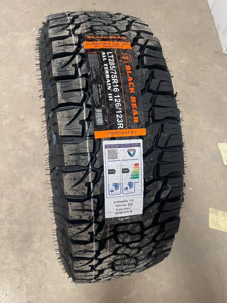 اطارات بلاك بير نص حجري 285/75/16