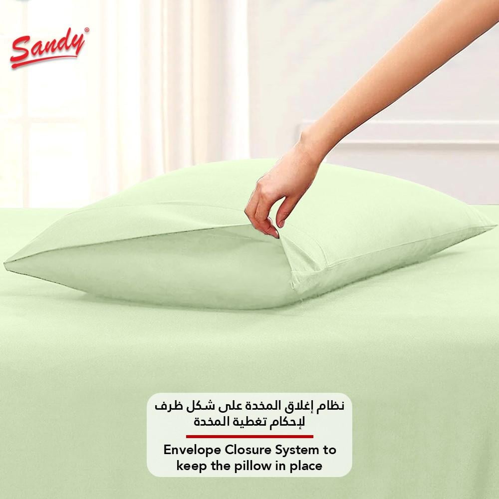 طقم شرشف ساندي ساده نفرين - جرين تي