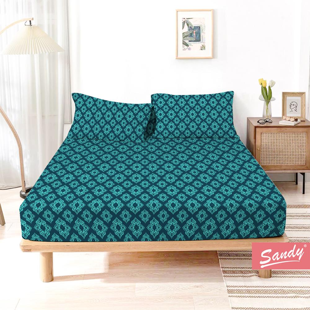 طقم شرشف ساندي مطاط مزدوج 200x200 سم - 908