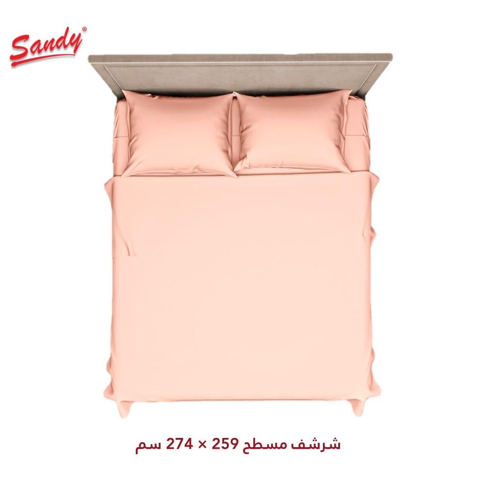 طقم شرشف ساندي ساده نفرين - خربزي