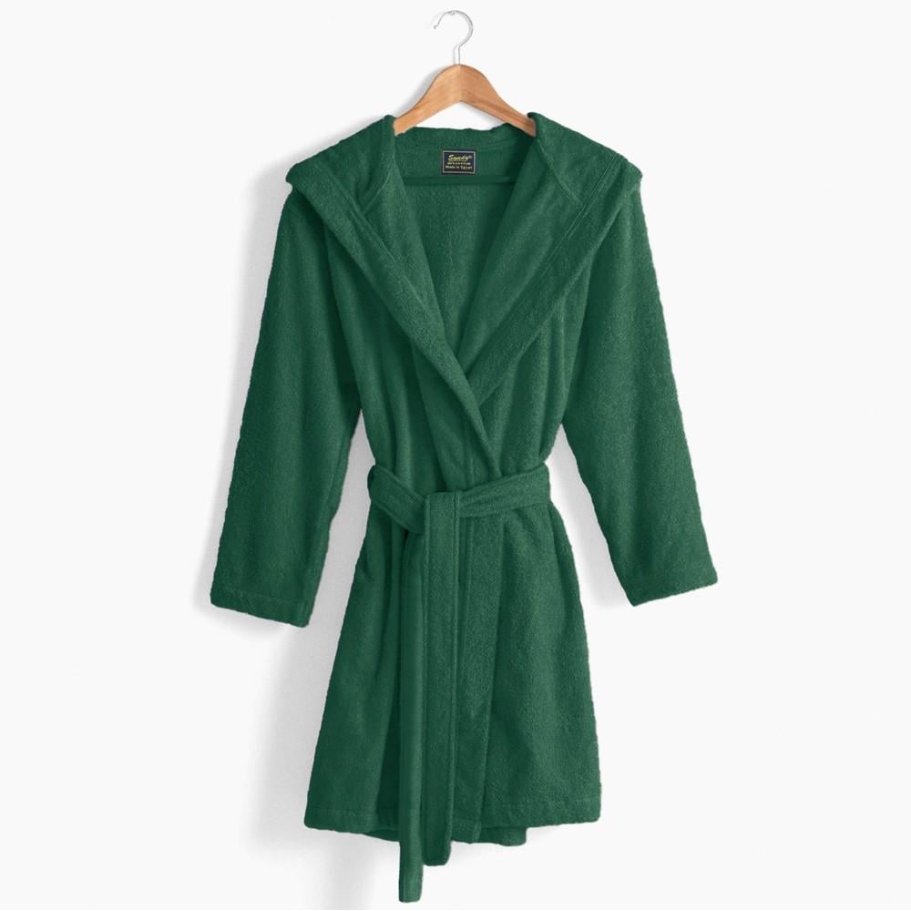 روب حمام ساندي هودي قطن 100% - أخضر