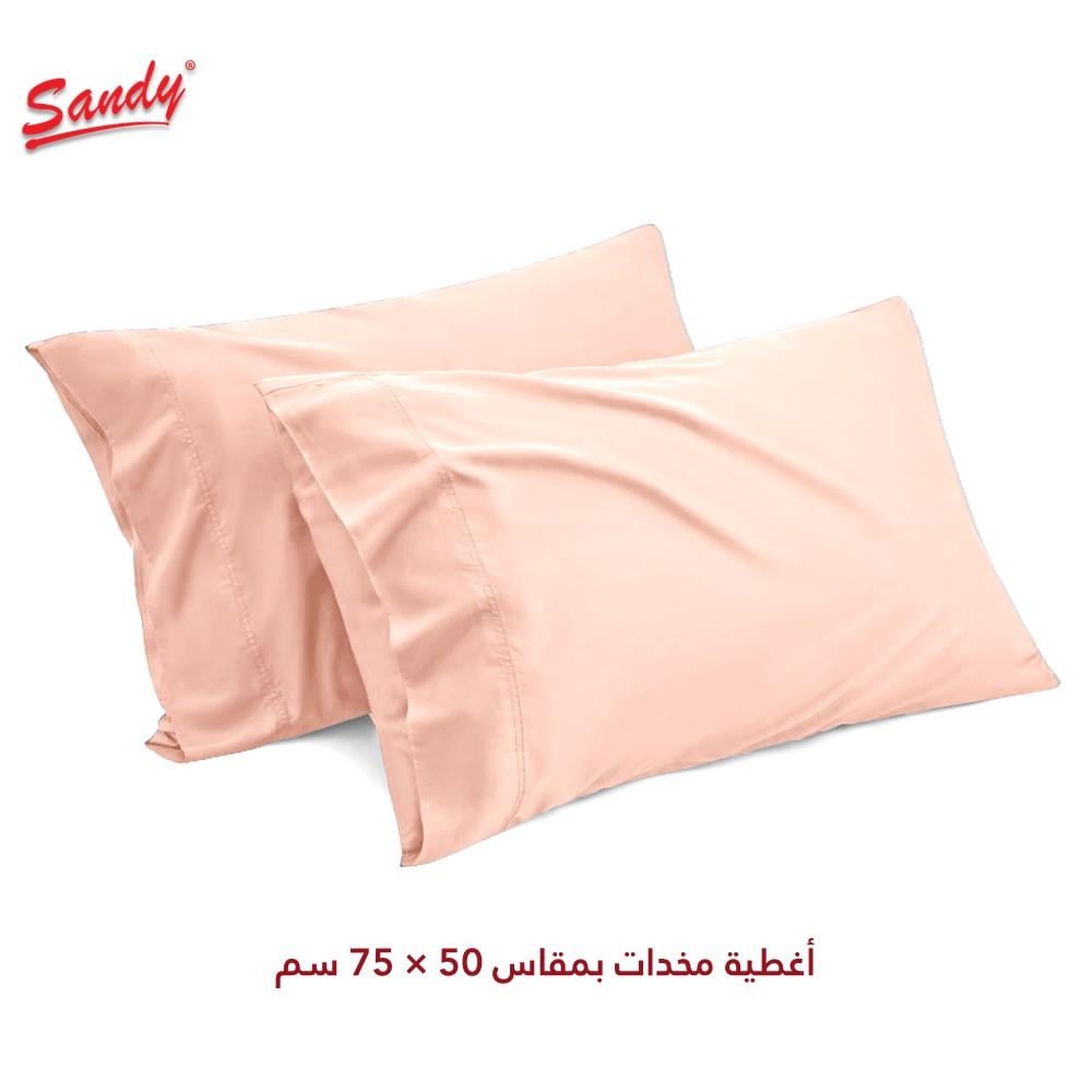 طقم شرشف ساندي ساده نفرين - خربزي