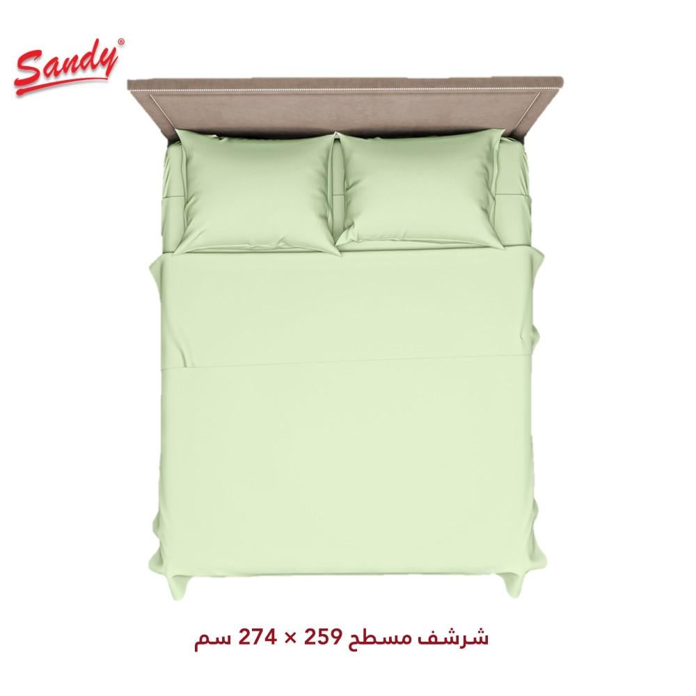 طقم شرشف ساندي ساده نفرين - جرين تي