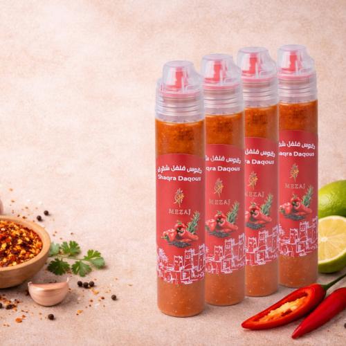 بكج 4 عبوات دقوس فلفل شقراء