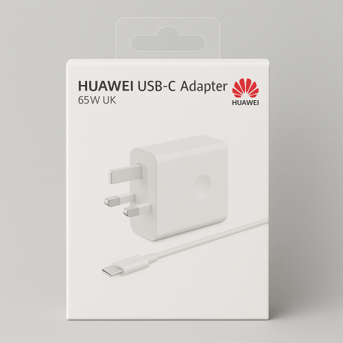 شاحن لابتوب هواوي 65 واط USB-C – أصلي وكاله جديد