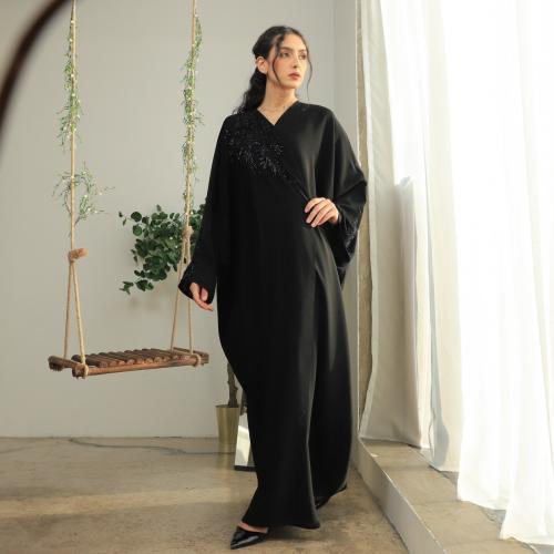 عباية تطريز الزهور