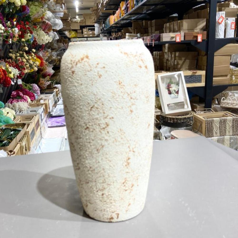 فازة سكري منقشة بني