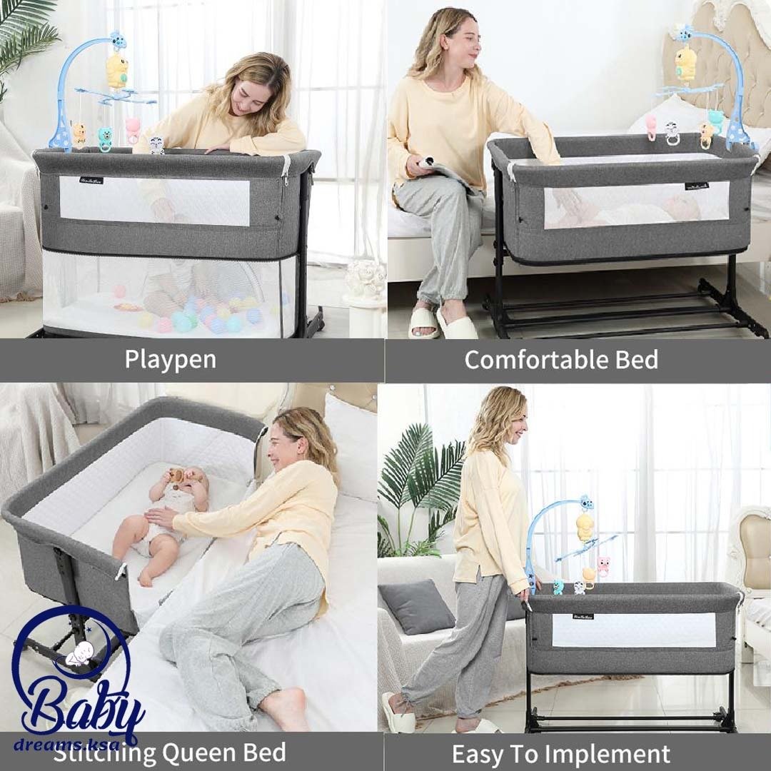 next to me سرير ومحبس اطفال