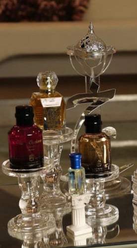 حامل عطور ثلاث قطع