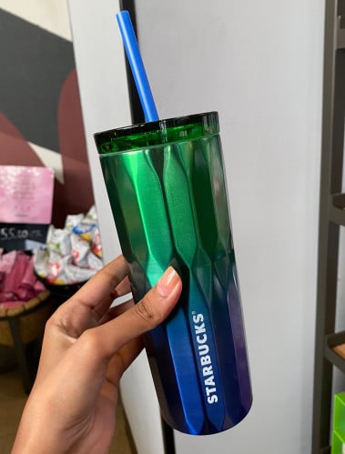 كوب ستاربكس اخضر وازرق