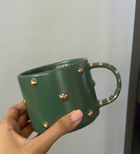 مق ستاربكس اخضر منقط