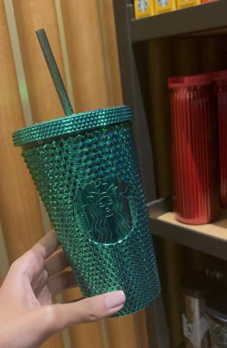 كوب ستاربكس اخضر ميتالك