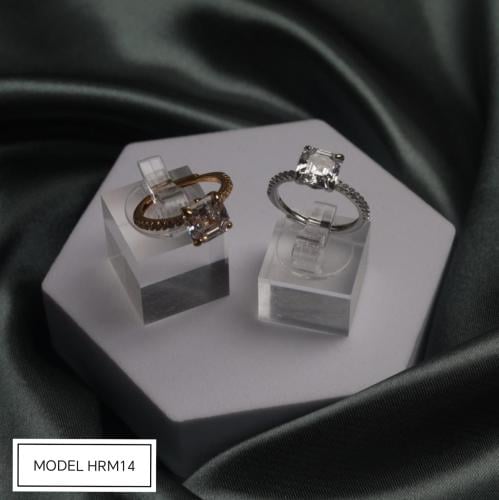 خاتم شكل الماسة HRM14