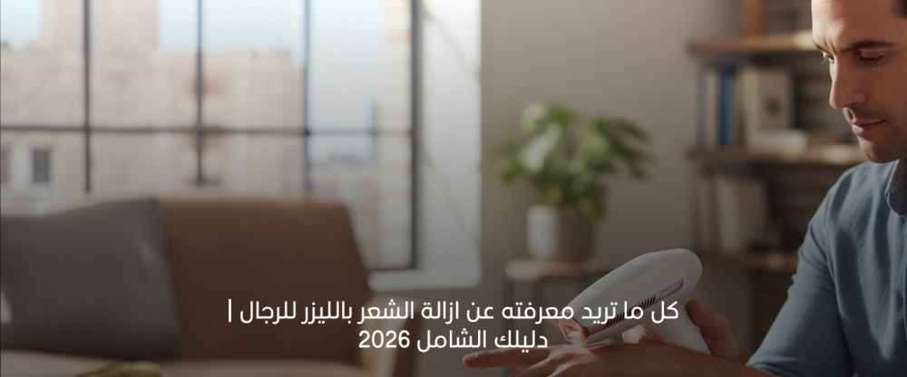 كل ما تريد معرفته عن ازالة الشعر بالليزر للرجال | دليلك الشامل 2026