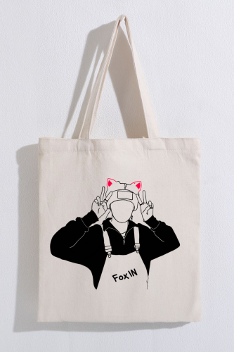 Stray kids Tote Bag (I.N )- (ايان) حقيبة ستراي كيد...