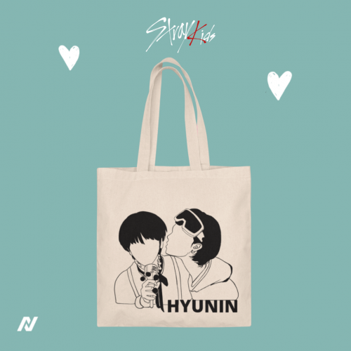 Stray kids Tote Bag (hyunin)- (هيونان ) حقيبة سترا...