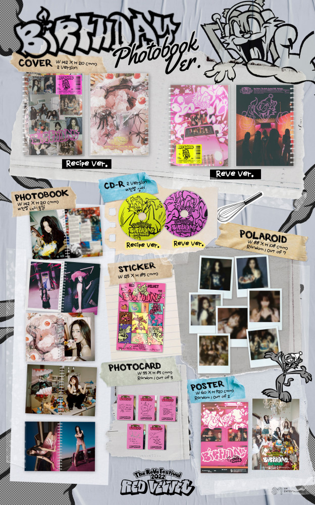 Red Velvet - Mini Album [The ReVe Festival 2022 - Birthday] (Photo Book  Ver.) (Random Ver.)