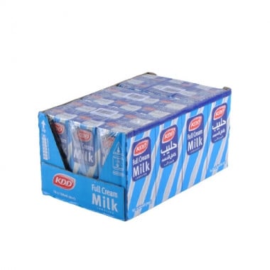 حليب كامل الدسم كي دي دي 180 مل كرتون شد18