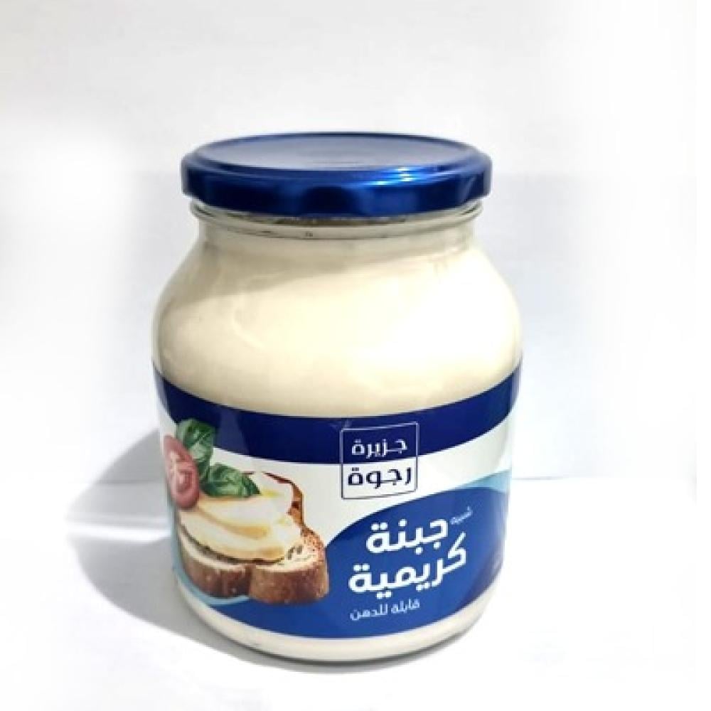 شبية جبنة كريمة قابلة للدهن جزيرة رجوة 910غ
