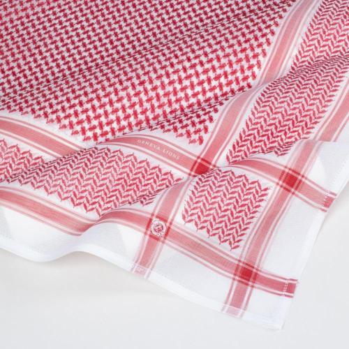 شماغ جينيفا احمر فاتح سويسري اصدار 2025