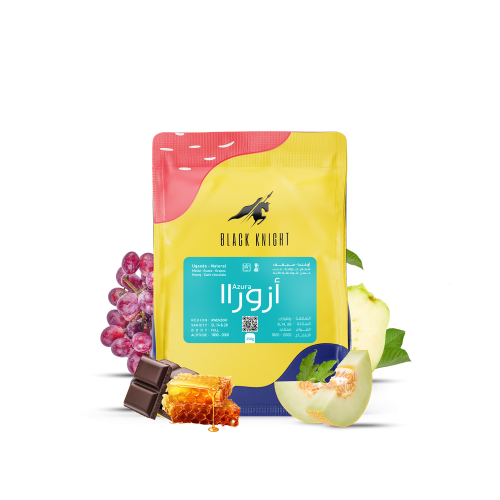 محمصة الفارس الاسود ازوراا اوغندا مجفف 250 جرام