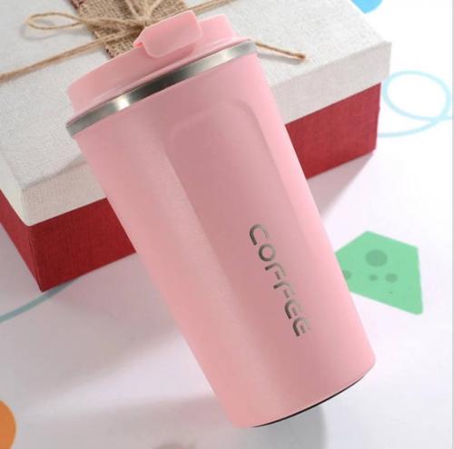 كوب حافظ للحرارة 510 ML زهري