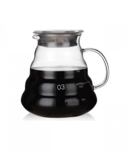 سيرفر V60 زجاج 800 مل - مقاس 03 | V60 Coffee Serve...