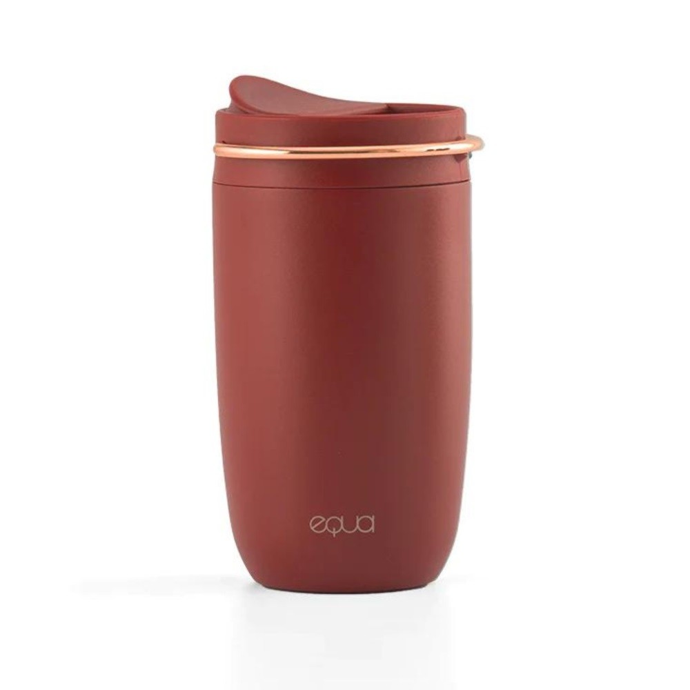 كوب ايكوا حافظ للحرارة لون احمر- 12oz