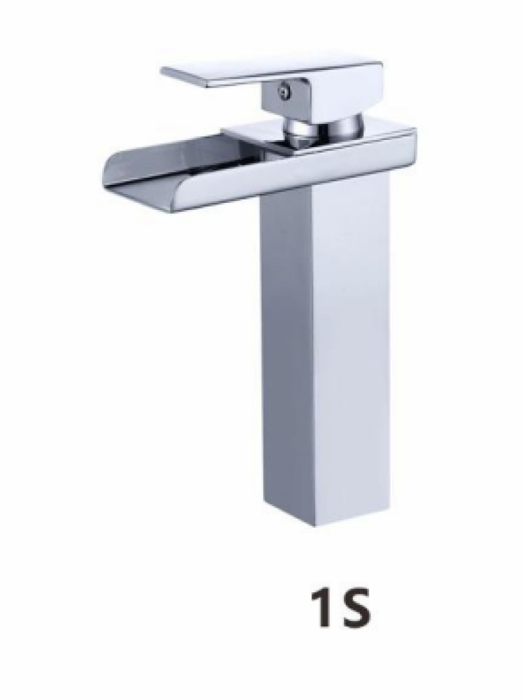 خلاط مغسلة شلال اوتوماتيك كروم طويل NE-1638 1S