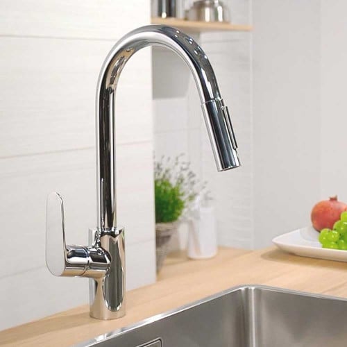 خلاط مطبخ كروم فوكس سحاب 240 هانس جروهي hansgrohe