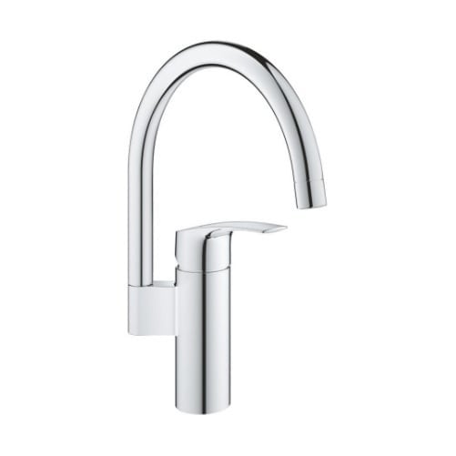 خلاط مطبخ جروهي متحرك رقبة عالية بمقبض يورو سمارت جروهي GROHE