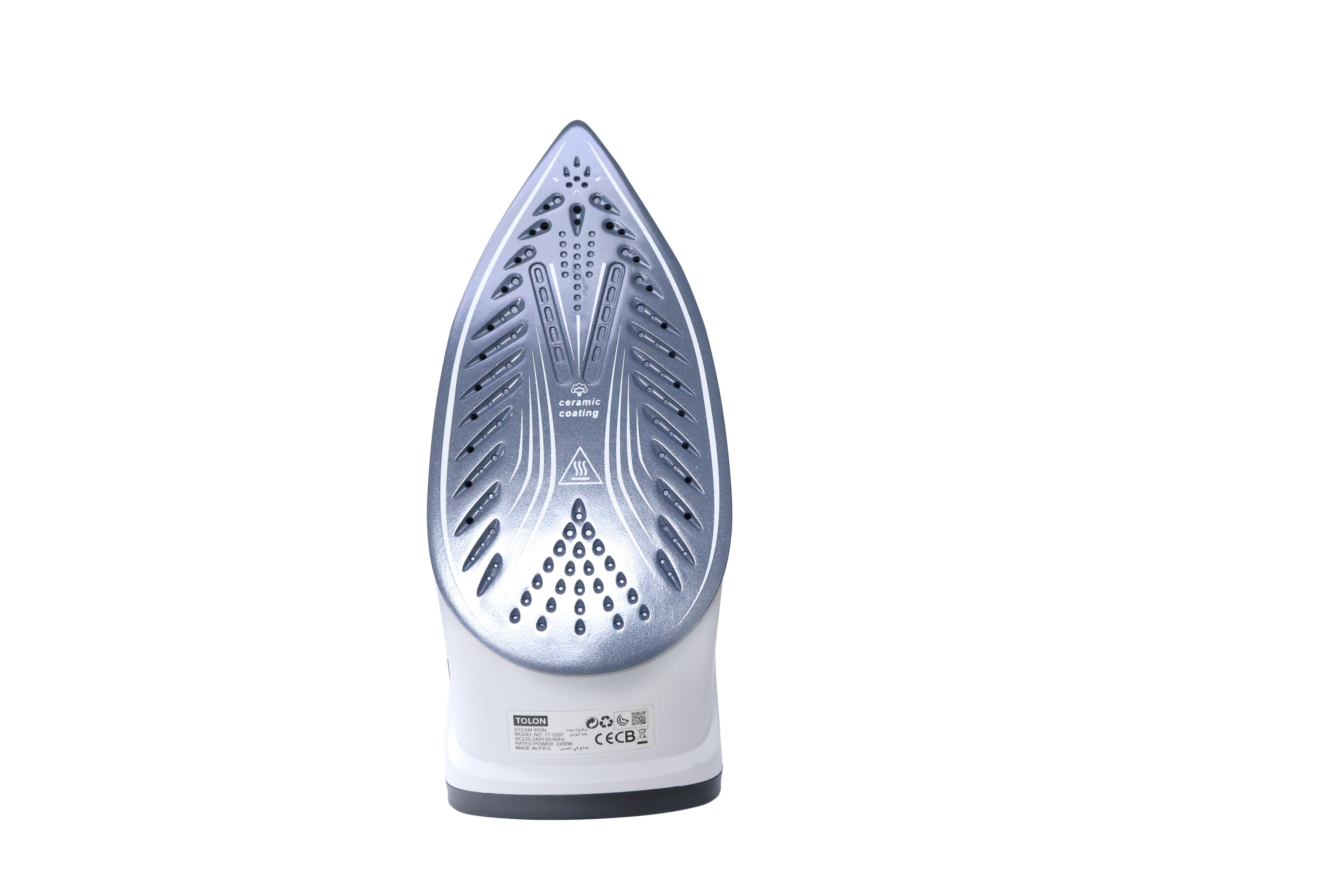 مكواة بخار ملابس يدوي2200W 450ML TOLON