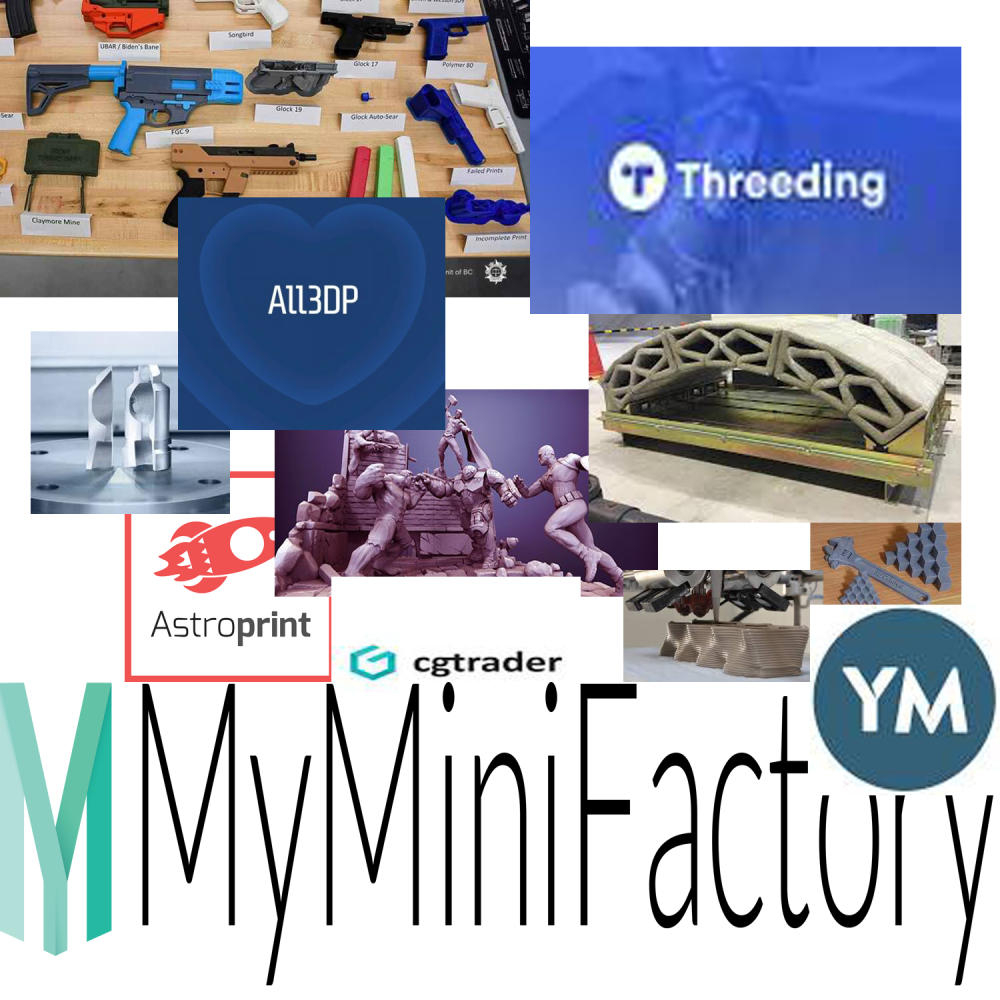 تصاميم ثلاثية الأبعاد جاهزة للطباعة Printables 3D Designs