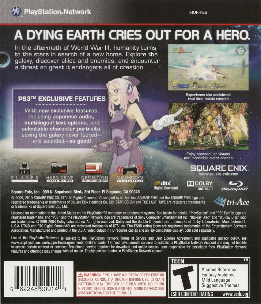 Star Ocean the Last Hope International - Retro Restart
