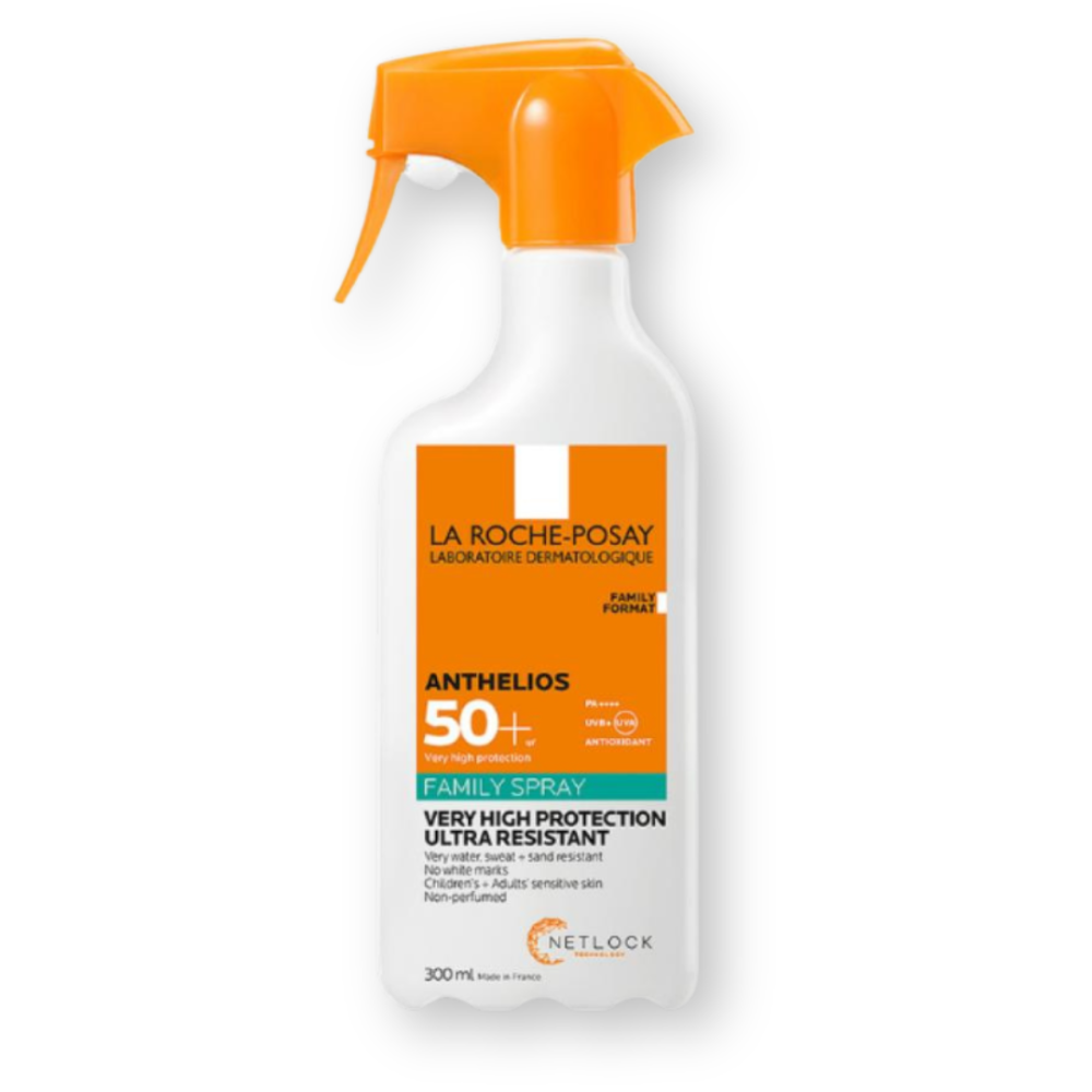 لاروش بوزاي انثيليوس بخاخ واقي شمس SPF50 للوجه والجسم 300 مل
