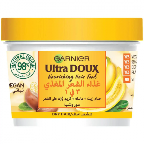 قارنيه الترا دو غذاء الشعر المغذي 3 * 1 بالموز 390...