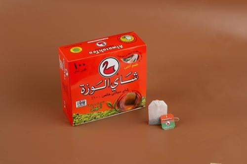 100 كيس شاي اسود بالهيل  (كل 25 كيس مغلفة)