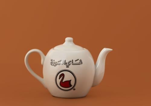 ابريق شاي الوزة سيراميك 550 مل