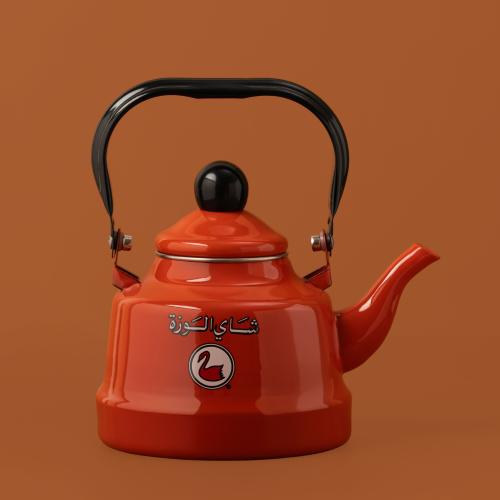 ابريق شاي الوزة معدني 1.1لتر