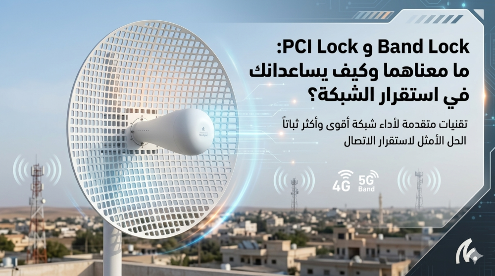 Band Lock وPCI Lock: ما معناهما وكيف يساعدانك في استقرار الشبكة؟