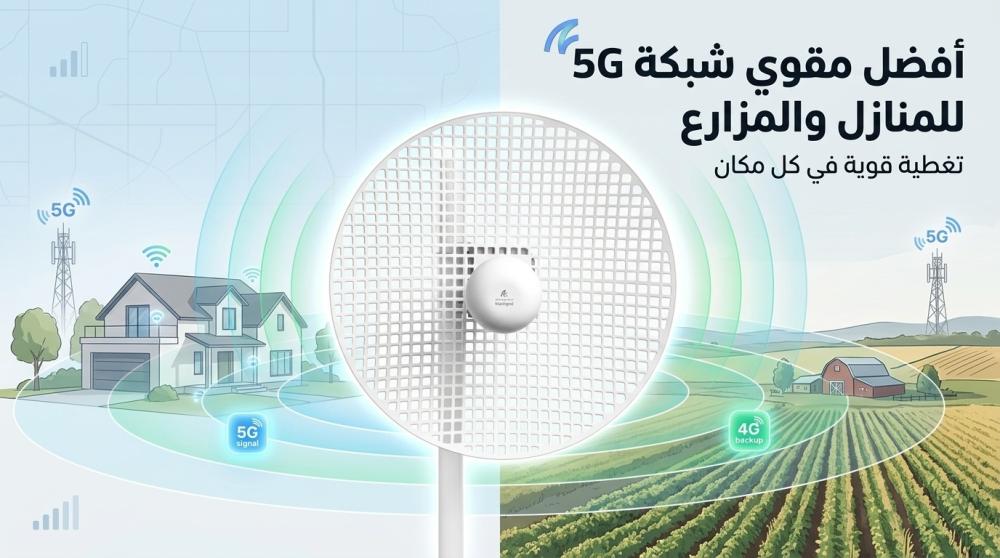 أفضل مقوي شبكة 5G للمنازل والمزارع